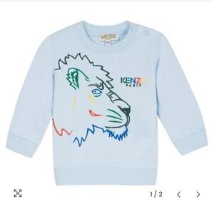 KENZO KIDS excellent condition blue sweatshirt 18 months